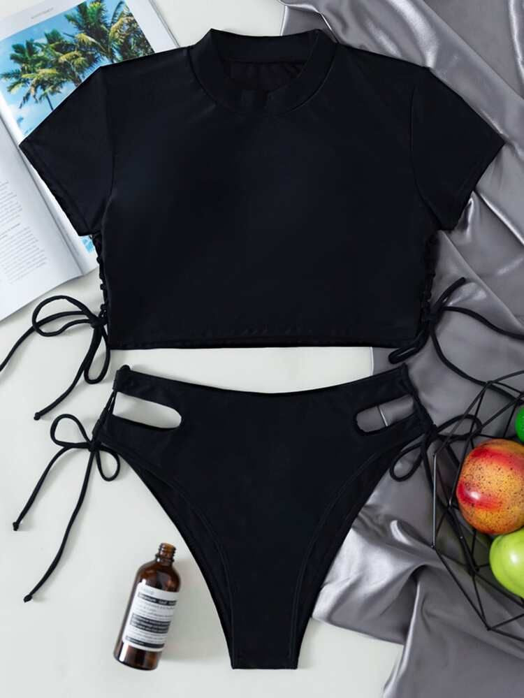 Traje de baño dorado